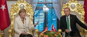 Angela Merkel und Recep Tayyip Erdogan.