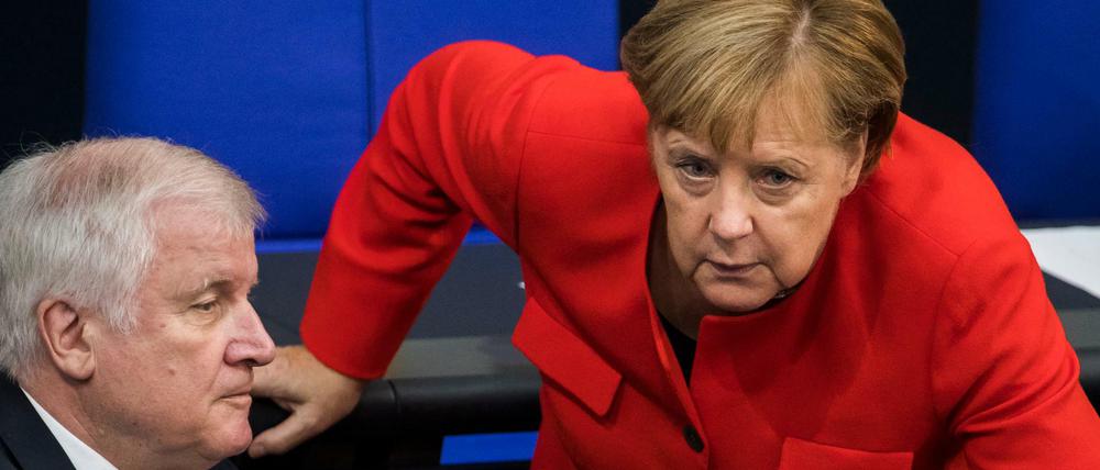 Späte Annäherung: Innenminister Horst Seehofer (CSU) weicht von seinem Hardliner-Kurs ab und schwenkt auf Merkels Flüchtlingspolitik ein.