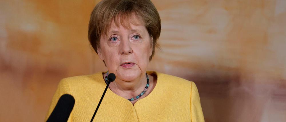 Bundeskanzlerin Angela Merkel zeigte sich in ihren Äußerungen schockiert über das Ausmaß der Hochwasser in Deutschland.
