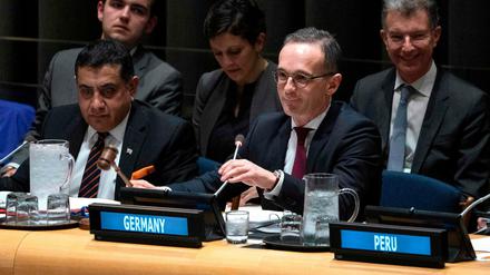 Außenminister Heiko Maas im UN-Sicherheitsrat.