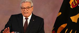 Deutschland hat es selbst in der Hand, was aus dem Gemeinwesen wird, sagt Bundespräsident Gauck.