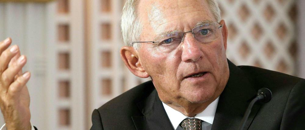 Wolfgang Schäuble freut sich auf steigende Steuereinnahmen.