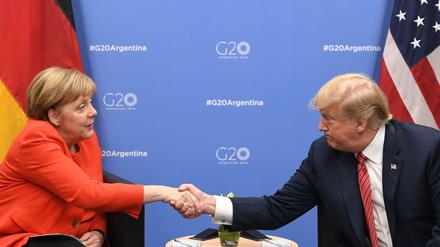 Angela Merkel und Donald Trump in Buenos Aires