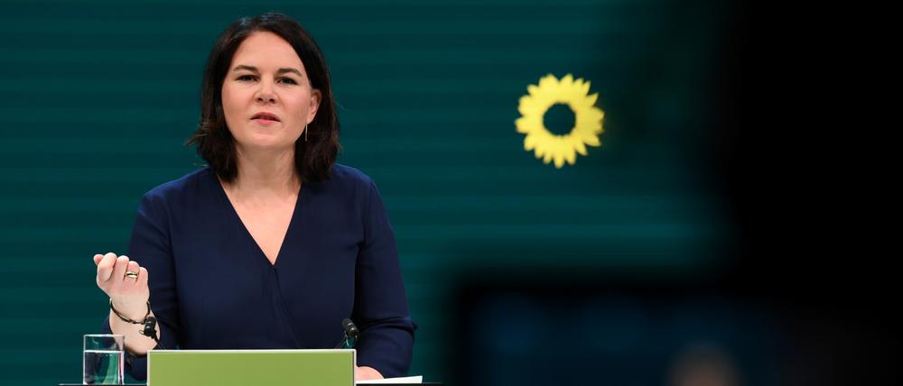 Regierungschefin werden, das ist ihr Wahlziel: Annalena Baerbock erläuterte am Montag ihre Kanzlerkandidatur.