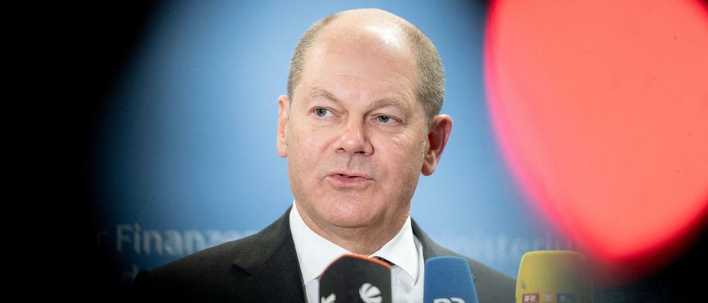 Olaf Scholz (SPD), Bundesminister der Finanzen