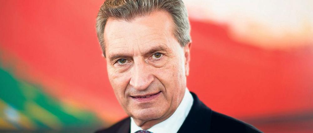 EU-Kommissar Günther Oettinger. 
