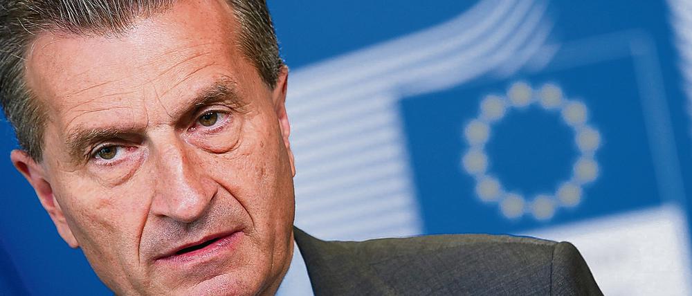 EU-Kommissar Günther Oettinger.