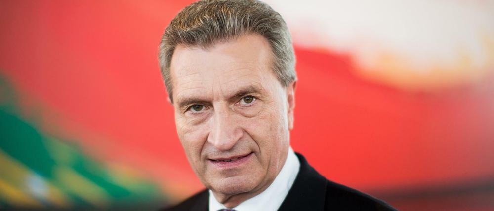 Günther Oettinger, EU-Haushaltskommissar.