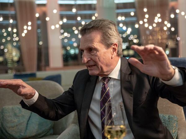 "Nur, wenn Sie europäisch denken, können Sie in einem Einzelfall deutsche Argumente bringen", sagt Günther Oettinger.