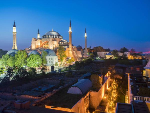 Die Hagia Sofia wurde 2020 zur Moschee erklärt.
