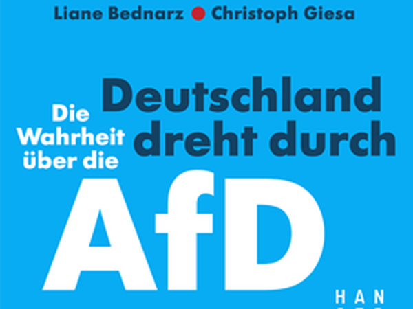 Liane Bednarz, Christoph Giesa: "Deutschland dreht durch. Die Wahrheit über die AfD", Erscheinungsdatum: 03.02.2015. 76 Seiten, ePUB-Format, ISBN 978-3-446-24894-6, Hanser Box, © Carl Hanser Verlag München 2015 
