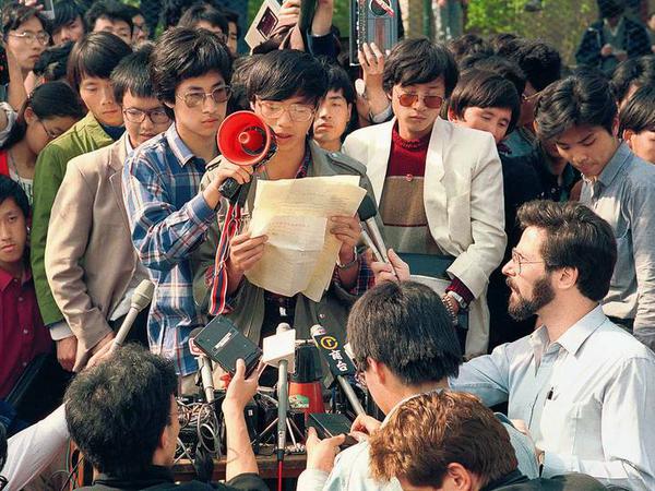 Wang Dan war im Frühjahr 1989 einer der Anführer der Demokratiebewegung auf dem Tiananmenplatz. 