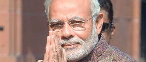 Großer Unbekannter. Narendra Modi ist ein Einzelgänger. Es heißt, Freunde habe er kaum. Foto: AFP