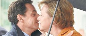 Für Angela Merkel und Nicolas Sarkozy (oben) ist der deutsch-französische Motor Europas kein Vergnügen.