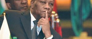 Unter Zugzwang: Der Präsident der Ecowas, Alassane Ouattara. Foto: AFP