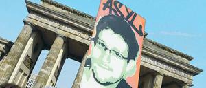 Pro Asyl. Schon im Sommer hatte der frühere US-Geheimdienstmitarbeiter Edward Snowden in Deutschland viele Unterstützer. 