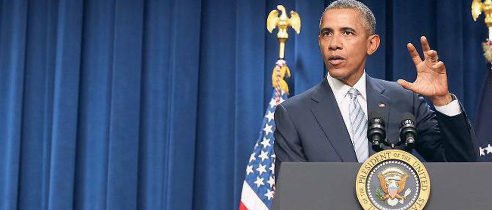 Eines seiner ganz großen Projekte. US-Präsident Barack Obama setzt sich in einer Rede vehement für eine grundlegende Änderung des Justizsystems ein. 