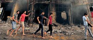 Mehr als 200 Menschen sind bei dem Anschlag in Bagdad gestorben. 