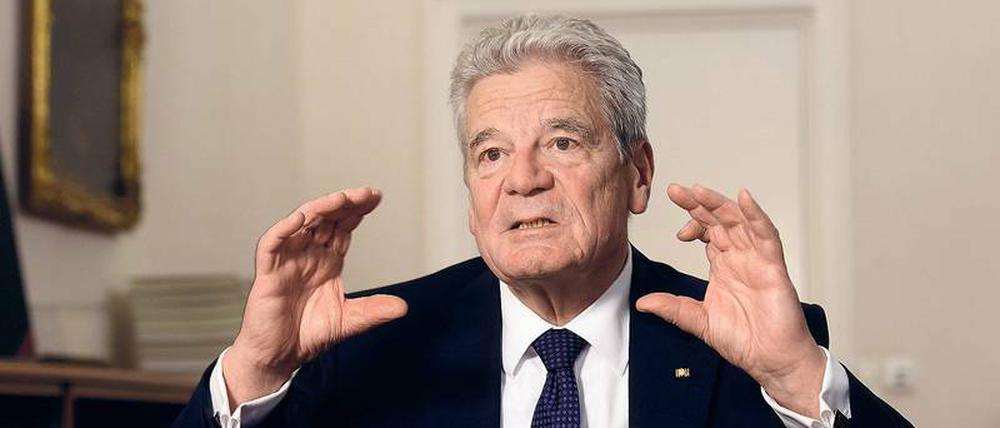 Bitte nicht nörgeln: Bundespräsident Joachim Gauck warnt die Deutschen vor zu viel Verzagtheit.