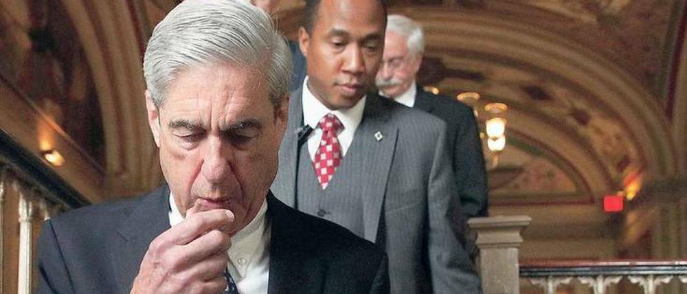Seit Mai 2017 geht der ehemalige FBI-Chef Mueller Vorwürfen nach, Amerikas Präsident und Personen in seinem Umfeld hätten sich gesetzeswidrig verhalten. 