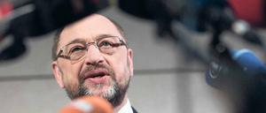 SPD-Parteichef Martin Schulz muss das Sondierungsergebnis verteidigen.
