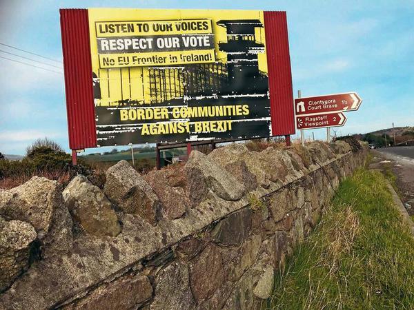 An der nordirischen Grenze ist man schon aus Selbstschutz Brexit-Gegner.