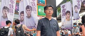 Dem Aktivisten Joshua Wong droht Strafverfolgung. 
