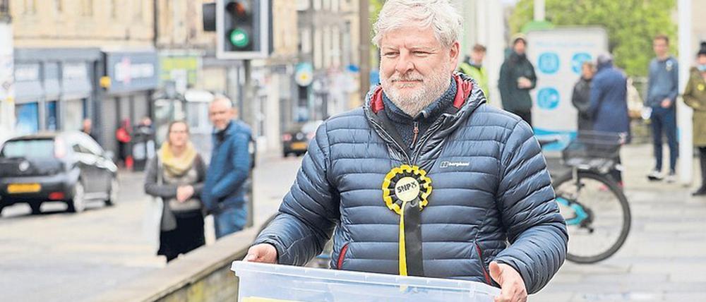 Volksvertreter. Angus Robertson hat seinen Wahlkreis in Edinburgh. 