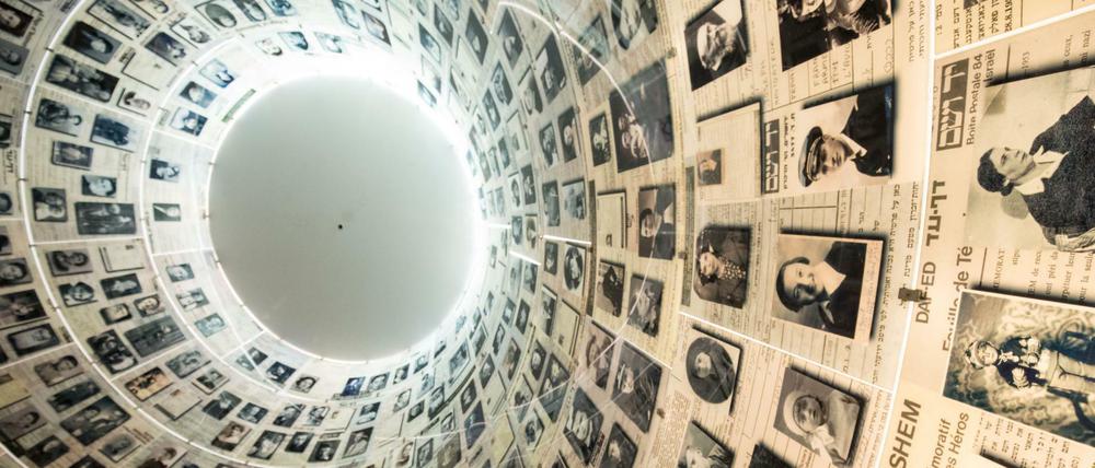 Die Hall of Names in der Holocaust-Gedenkstätte Yad Vashem