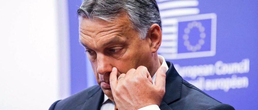Ungarns Ministerpräsident Viktor Orban in Brüssel