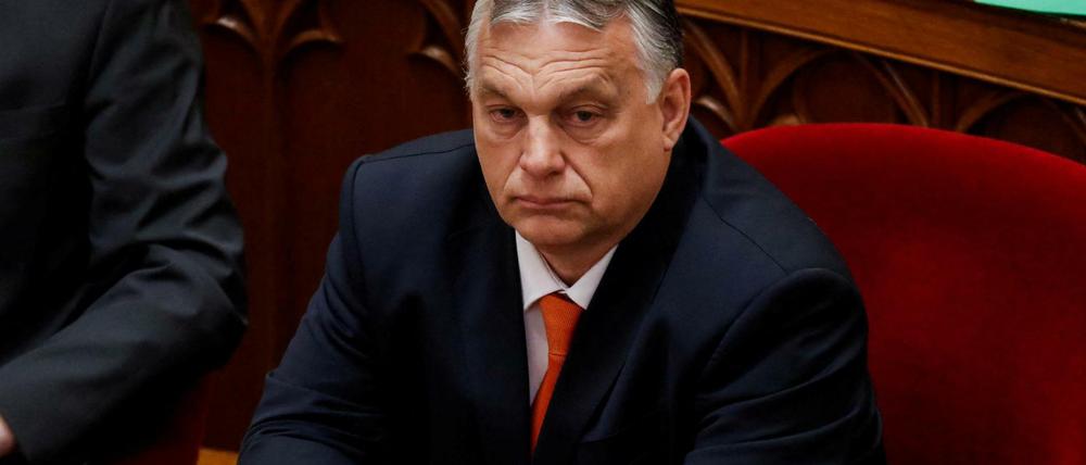 Ungarns Regierungschef Viktor Orbán hat vor einem Beschluss über das EU-Ölembargo noch Diskussionsbedarf.