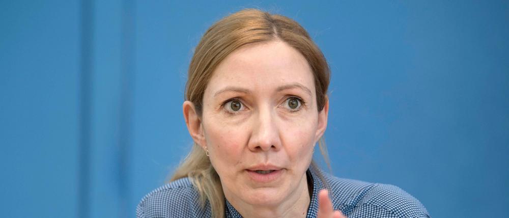Sandra Ciesek, Leiterin der Virologie am Universitätsklinikum Frankfurt