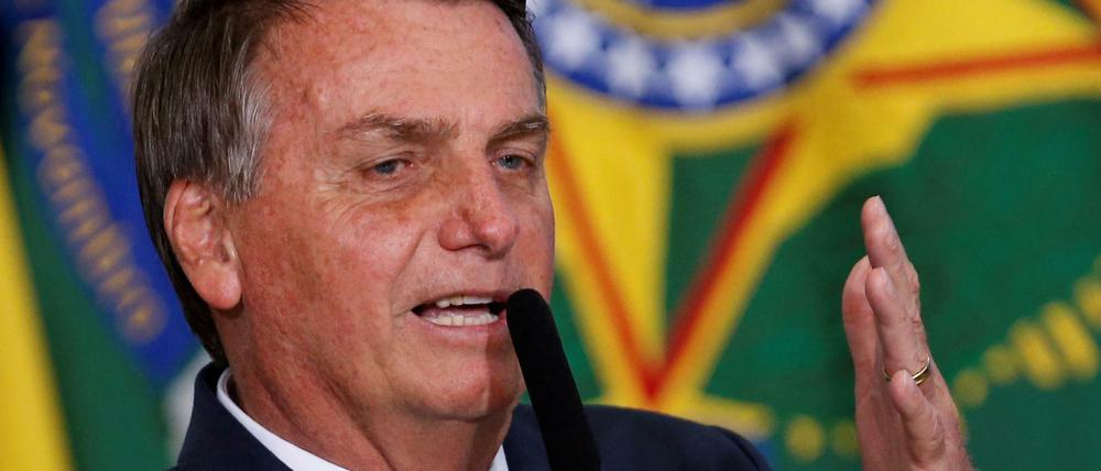 Steht in der Kritik: Brasiliens Präsident Jair Bolsonaro.