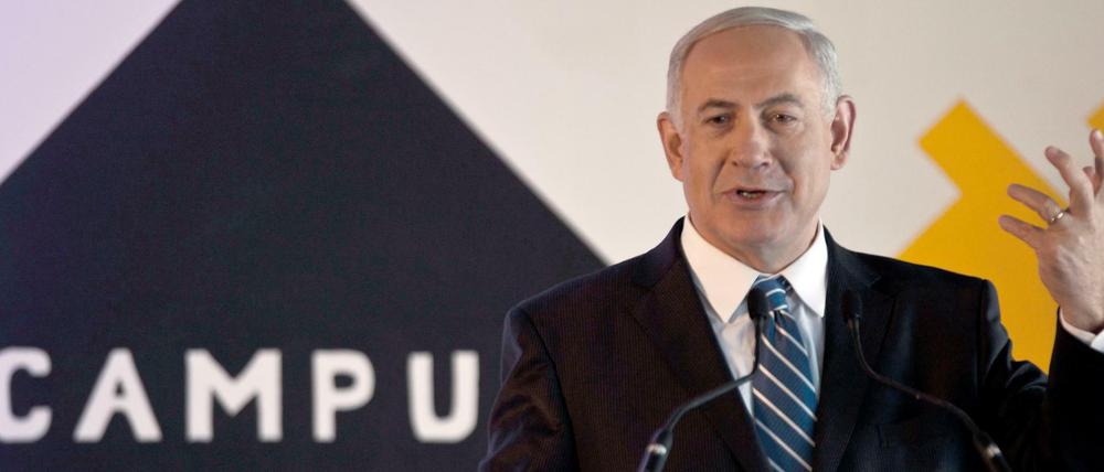 Israels Premierminister Benjamin Netanjahu.