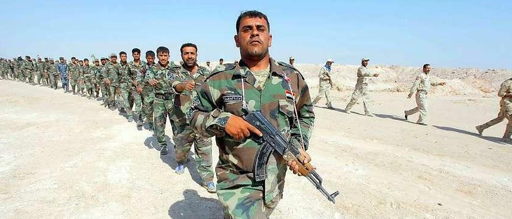 Einheiten aus dem Irak sollen - von den USA trainiert - gegen die Terrormiliz kämpfen.