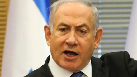 Benjamin Netanjahu, Premierminister von Israel. 