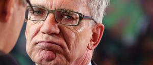 Bundesinnenminister Thomas de Maiziere (CDU) wird von EU-Parlamentschef Martin Schult scharf kritisiert.
