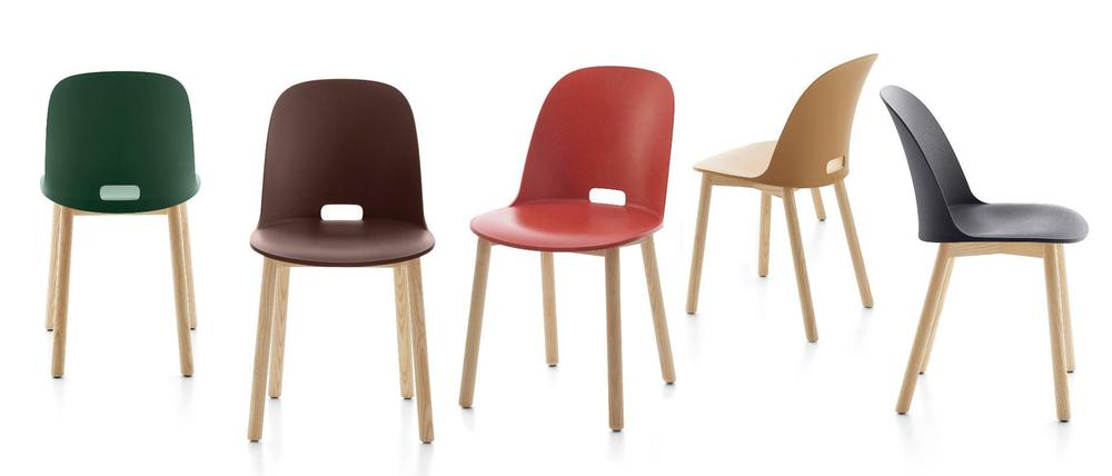 Pariser Brasseriestühle inspirierten Morrison zu dem "Alfi Chair" für den US-amerikanischen Hersteller Emeco.