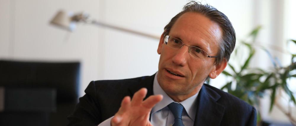 Jörg Kukies, Staatssekretär im Bundesministerium der Finanzen - er gilt als Architekt der "Bazooka".