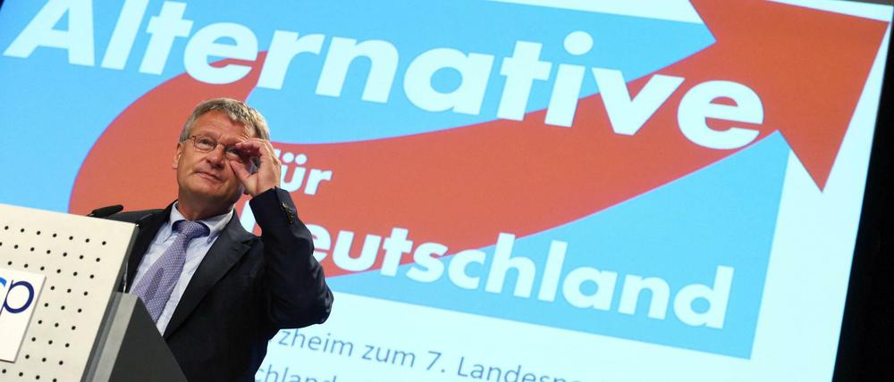 Jörg Meuthen, stellvertretender Bundesvorsitzender der AfD und bisheriger Landesvize von Baden-Württemberg, darf an der Live-Runde der Spitzenpolitiker nicht teilnehmen. 