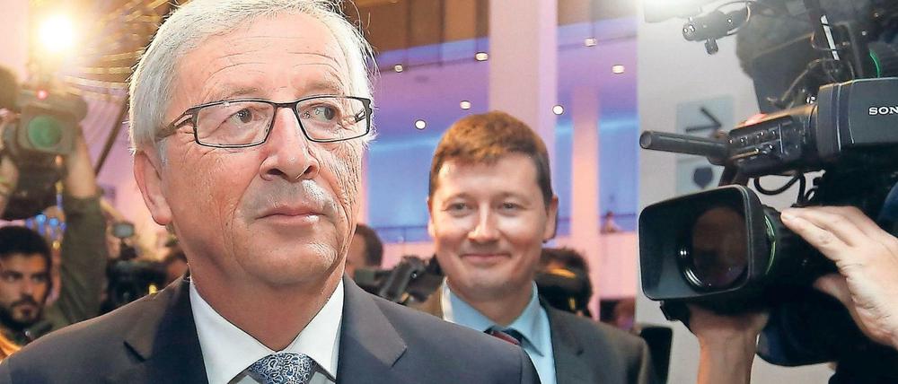 Der Mann hinter Juncker: der Generalsekretär der EU-Kommission, Martin Selmayr (rechts).