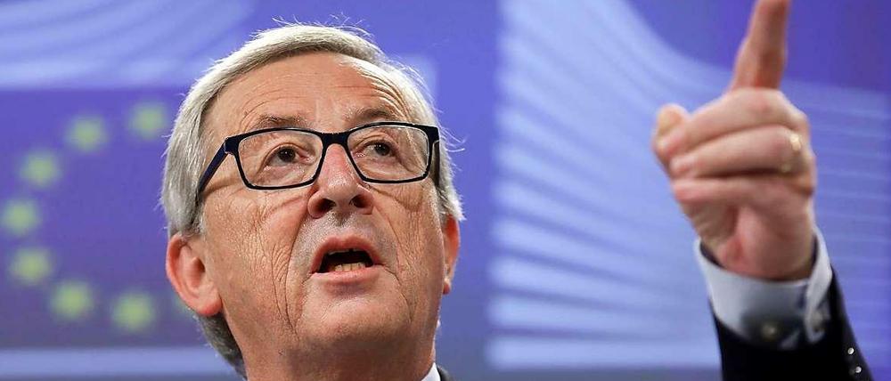 Unter Druck. EU-Kommissionschef Jean-Claude Juncker.