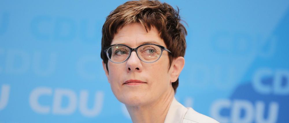 CDU-Chefin Annegret Kramp-Karrenbauer (Archivbild). 