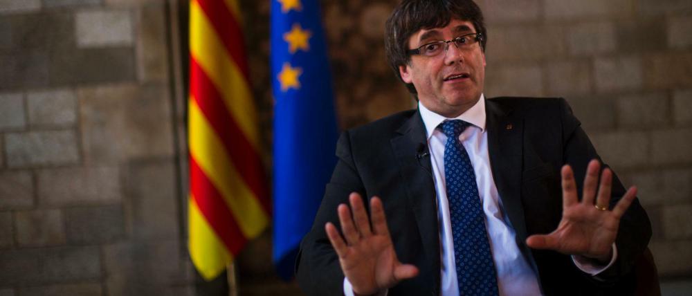 Carles Puigdemont geht mit scharfen Worten auf Konfrontationskurs zur spanischen Zentralregierung.