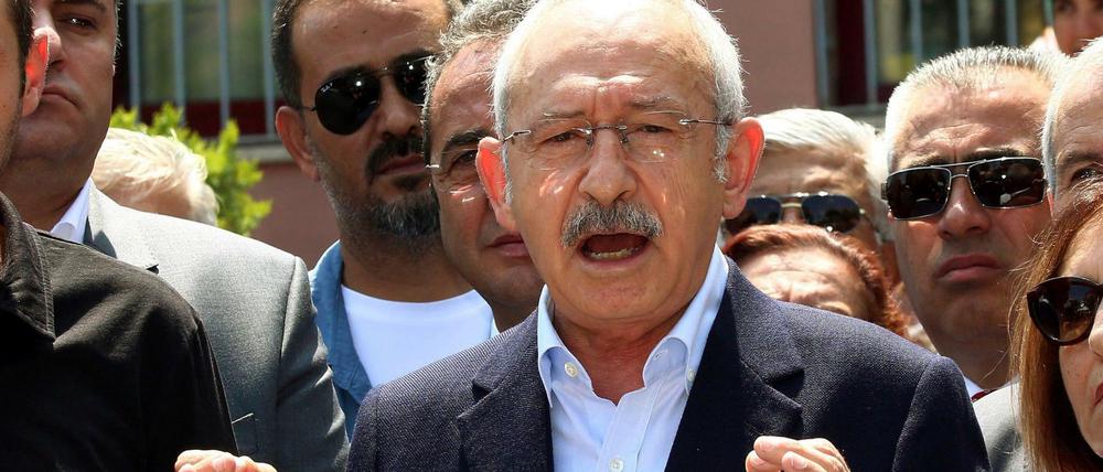 Kemal Kilicdaroglu, Parteivorsitzender der größten Oppositionspartei CHP.