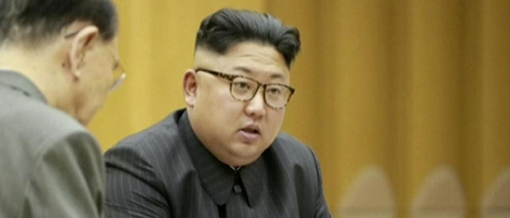Nordkoreas Machthaber Machthaber Kim Jong Un