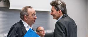 Wer hat hier das Sagen? SPD-Fraktionschef Rolf Mützenich (rechts) mit dem neuen Parteichef Norbert Walter-Borjans.