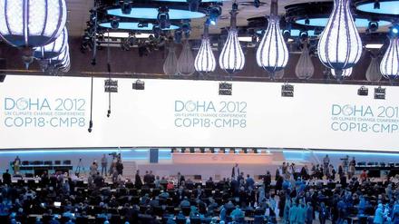 Der UN-Klimagipfel in Doha konnte sich zu einem Mini-Kompromiss durchringen.