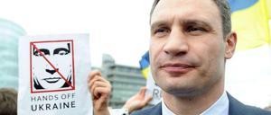 Die Ukraine soll ein europäisches Land werden, sagt Klitschko. 
