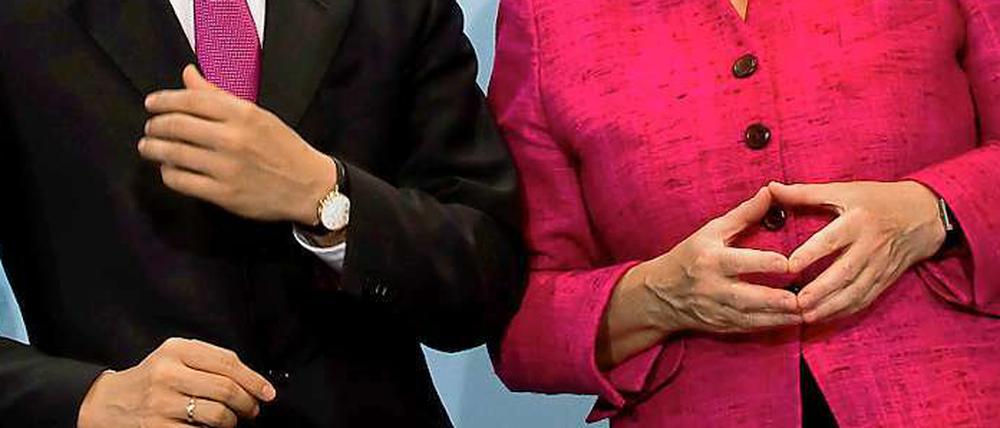 Ist die Ehe noch in Ordnung? Wirtschaftsminister Philipp Roesler (FDP) und Bundeskanzlerin Angela Merkel (CDU).
